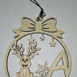 Boule de Noël personnalisée – Modèle Renne